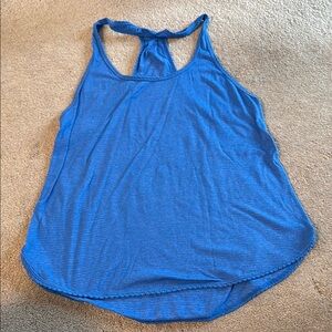 Lululemon Blue and gray strip Sleeveless tank Top (either 6 or 8)